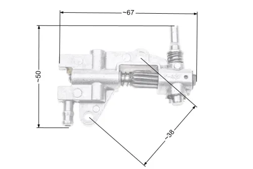 Pompka oleju NAC SPS01-45 CS4500 CS5200 pilarki — nr NZ97