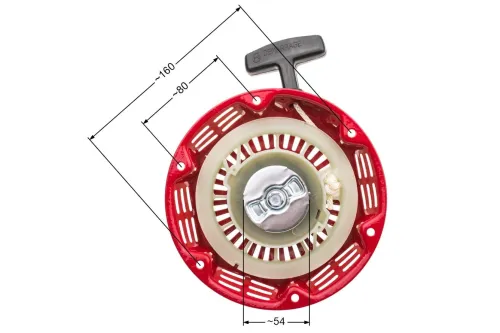 Rozrusznik agregatu chińskiego Lifan Kipor Loncin Zongshen 168 metalowe zabieraki T3