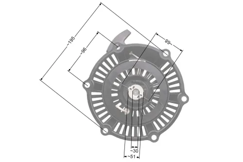 Rozrusznik Stiga GGP SV200 Mountfield SP554 zam.118550161/1