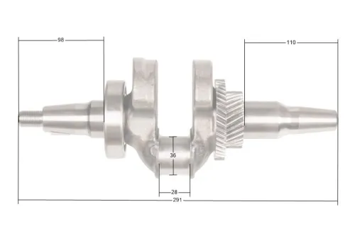 Wał korbowy Loncin LC8000(D)-AS LC190F CZĘŚĆ ORYGINALNA