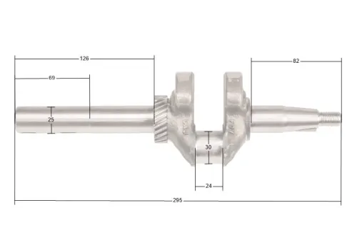 Wał korbowy Loncin LC1P70FCD-P LC1P70FC-P CZĘŚĆ ORYGINALNA