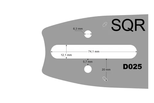 Prowadnica 18 3/8 1.6mm D025 Stihl SARP
