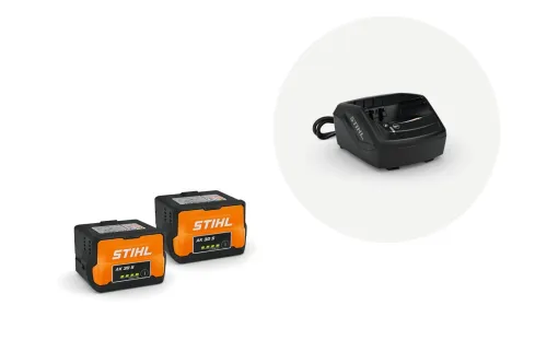 Stihl Zestaw startowy z 2 akumulatorami AK 30 S i ładowarką AL 101