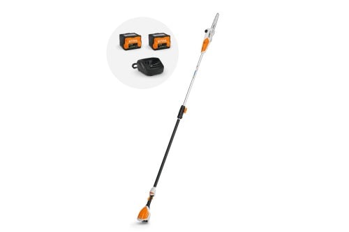 Stihl HTA 50 Podkrzesywarka akumulatorowa, zestaw z 2× akumulatorem AK 20 i ładowarką AL 101, długość 280 cm