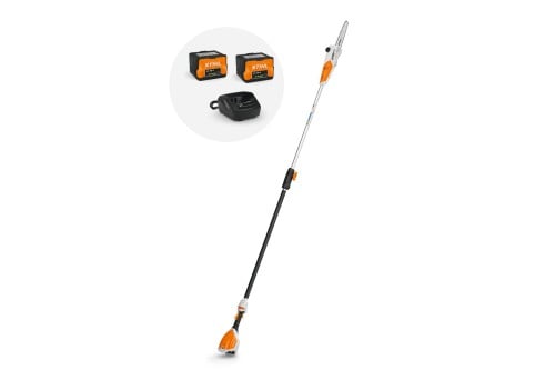 Stihl HTA 50 Podkrzesywarka akumulatorowa, zestaw z 2× akumulatorem AK 30 S i ładowarką AL 101, długość 280 cm
