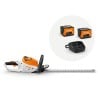 Stihl HSA 50 Nożyce akumulatorowe do żywopłotu, zestaw z 2× akumulatorem AK 30 S i ładowarką AL 101, listwa 50 cm