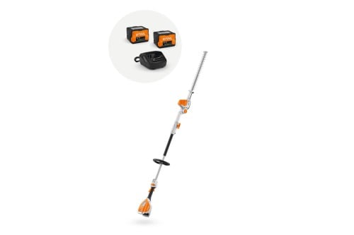 Stihl HLA 56 Nożyce akumulatorowe na wysięgniku, zestaw z 2× akumulatorem AK 30 S i ładowarką AL 101, listwa 45 cm