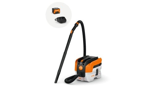 Stihl SEA 50 Odkurzacz akumulatorowy do pracy na mokro i sucho, zestaw z akumulatorem AK 30 S i ładowarką AL 101, zbiornik 8,5 l