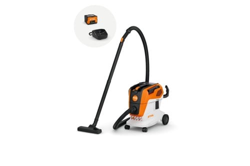 Stihl SEA 60 L Odkurzacz akumulatorowy do pracy na mokro i sucho, zestaw z akumulatorem AK 30 S i ładowarką AL 101, zbiornik 12 