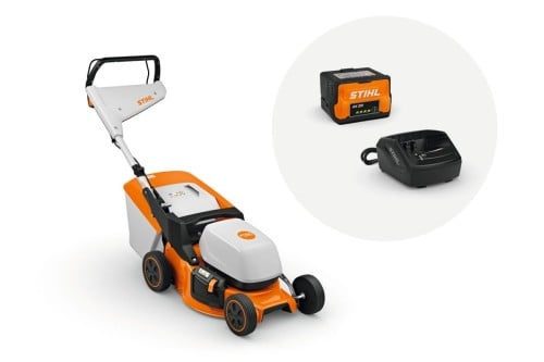 Stihl RMA 243 Kosiarka akumulatorowa, zestaw z akumulatorem AK 30 S i ładowarką AL 101, szerokość koszenia 41 cm