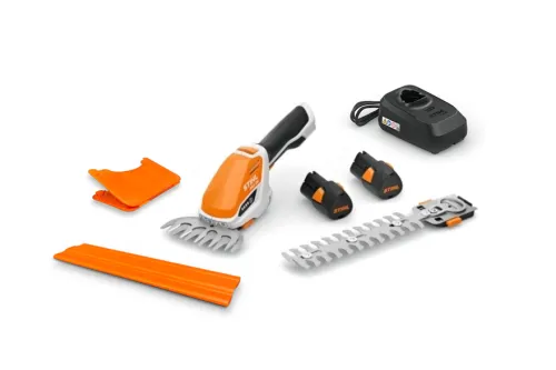 Stihl HSA 26 Akumulatorowe nożyce do żywopłotów, zestaw z dwoma akumulatorami AS2 i ładowarką AL1