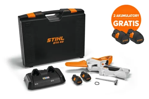 Stihl GTA 40 Przecinarka akumulatorowa, w zestawie z 2x akumulatorami AS 2 i ładowarka AL 5-2