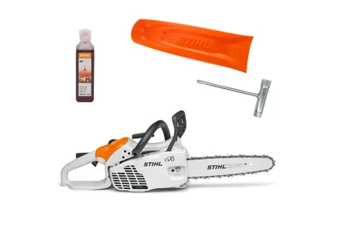 Stihl MS 194 C-E Pilarka spalinowa, Bardzo lekka pilarka spalinowa 1,4kW z silnikiem 2-MIX i systemem ErgoStart,