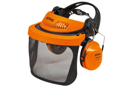 Stihl ADVANCE GPA 28, Osłona twarzy i słuchu, z nylonowym wizjerem