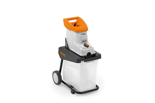 Stihl GHE 135 L Rozdrabniacz, cichy rozdrabniacz elektryczny ze zintegrowanym zbiornikiem 60 l
