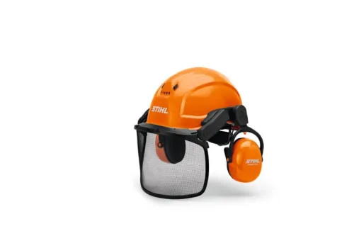 Stihl DYNAMIC Ergo Hełm, optymalny ciężar oraz duży nylonowy wizjer