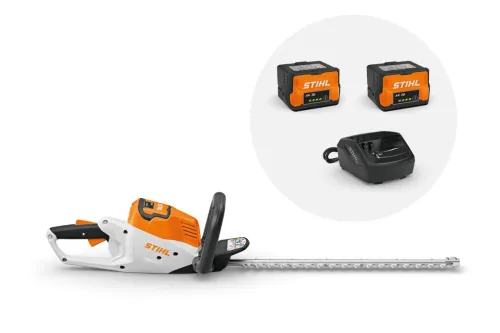 Stihl HSA 50 Nożyce akumulatorowe, zestaw 2 x akumulator AK 10 i ładowarka AL 101