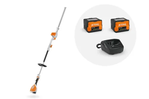Stihl HLA 56 Nożyce akumulatorowe na wysięgniku, zestaw z dwoma akumulatorami AK 20 i ładowarką AL 101