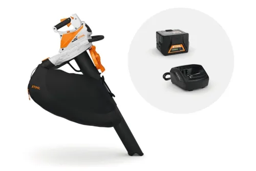Stihl SHA 56 Odkurzacz, zestaw z AK 20 i AL 101, rozdrabniacz i dmuchawa w jednym, 36V