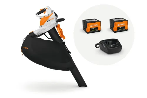 Stihl SHA 56 Odkurzacz, zestaw z 2x AK 20 i AL 101, rozdrabniacz i dmuchawa w jednym, 36V
