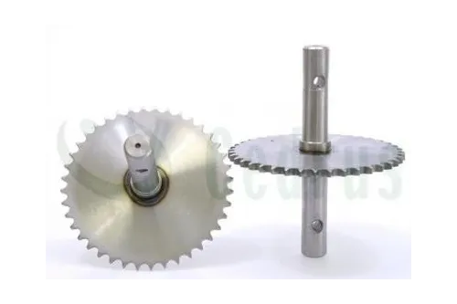 Koło zębate z ośką Pubert Primo;Primo-Pneumatic CZĘŚĆ ORYGINALNA