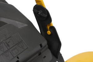 Kosiarka akumulatorowa Stiga 543 AE Zestaw - 4.0Ah, zbliżenie na mechanizm.