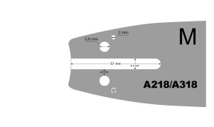 Prowadnica 10 3/8 1,3 mm Cedrus urządzenie wielofunkcyjne CEDUW520"