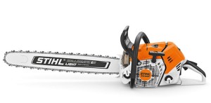 Stihl MS 500i W pilarka spalinowa z ogrzewanym uchwytem.