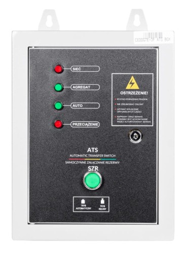 Samoczynne Załączanie Rezerwy Cedrus ATS / SZR agregat CEDDG7E-3F CEDDG8.5E-3F