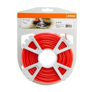 Żyłka tnąca okrągła Stihl 2,7 mm x 65 m na plastikowej szpuli.