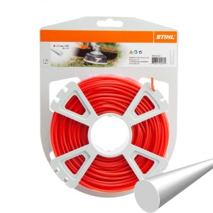 Żyłka tnąca okrągła Stihl 2,7 mm x 65 m w oryginalnym opakowaniu.