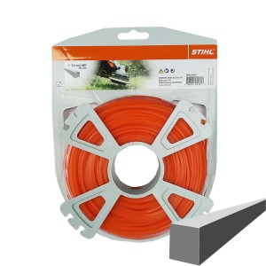 Żyłka tnąca kwadratowa Stihl 2,4 mm x 83 m w opakowaniu.