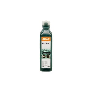 Stihl HP Ultra 0,1L, Olej do mieszanki w zielonej butelce.