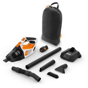 Stihl SEA 20 Odkurzacz akumulatorowy z zestawem akcesoriów w tym akumulator AS 2 i ładowarka AL 1.