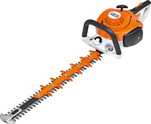 Stihl HS 56 C-E lekkie spalinowe nożyce do żywopłotów.