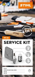 Serwisowy zestaw Stihl nr 24 do FS 38, 45, 46, 55, HL 45, KM 55, FC 55.