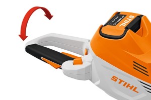 Stihl HSA 100 Nożyce akumulatorowe, bez akumulatora i ładowarki z obrotową rączką.