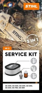 Zestaw serwisowy Stihl nr 3 do pilarek MS 440/640/650/660/780/880.