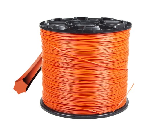 Żyłka tnąca 2.4/8kg gwiazdka pomarańcz