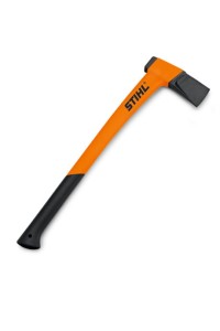 Siekiera do łupania Stihl AX 20 PC w pomarańczowym kolorze.