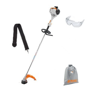 Stihl FS 55 R Kosa spalinowa o mocy 1,0 KM i wadze 4,9 kg, z silnikiem 2-MIX oraz uchwytem obwiedniowym.