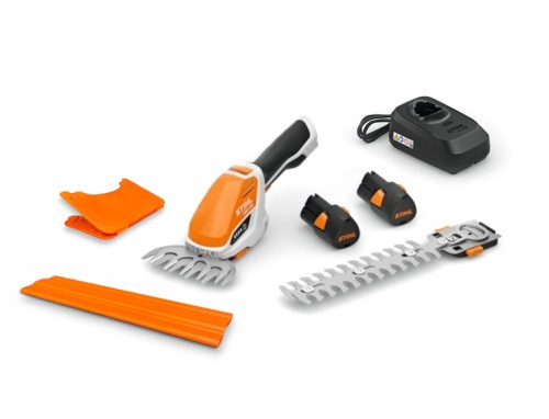 Stihl HSA 26 Akumulatorowe nożyce do żywopłotów, zestaw z dwoma akumulatorami AS2 i ładowarką AL1