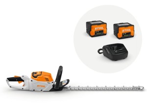 Stihl HSA 60 Nożyce akumulatorowe do żywopłotu, zestaw z 2× akumulatorem AK 30 S i ładowarką AL 101, listwa 60 cm