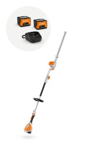 Stihl HLA 56 Nożyce akumulatorowe na wysięgniku, zestaw z 2× akumulatorem AK 30 S i ładowarką AL 101, listwa 45 cm