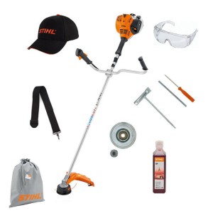 Kosa spalinowa Stihl FS 70 C-E z akcesoriami.