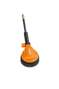Stihl Obrotowa szczotka myjąca na białym tle.