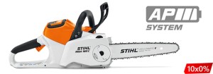 ''Stihl MSA 160 C-B Pilarka akumulatorowa bez akumulatora i ładowarki z logo AP System''.