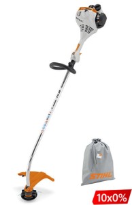 Stihl FS 38 Kosa spalinowa z silnikiem 2-MIX i uchwytem obwiedniowym.
