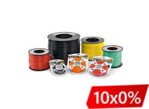 "Stihl Żyłka tnąca okrągły Ø 3,3 mm x 137,0 m w różnych kolorach."