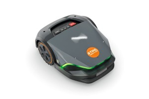 Stihl iMOW 5 EVO, Kosiarka automatyczna w kolorze szarym.